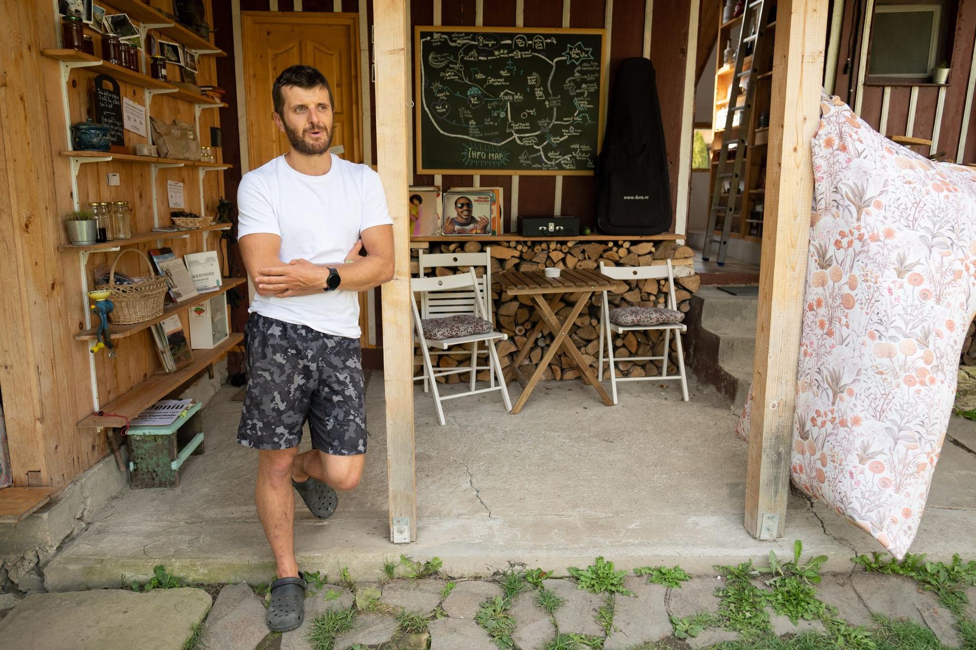 Adi Petri, organizatorul festivalului Roșia Montană Alive! Foto: Raul Ștef (c)