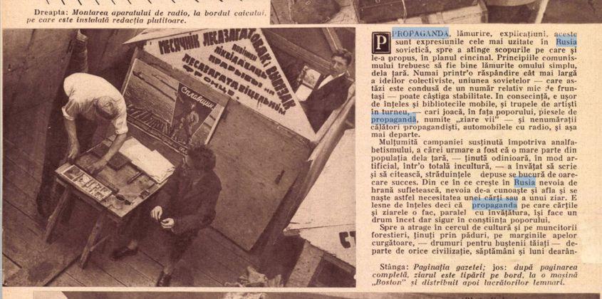 Propaganda e mereu în mijlocul oamenilor, iar populiștii știau asta și acum un secol. Democrații, nu prea. Realitatea Ilustrată, 1959 / Foto: Arcanum