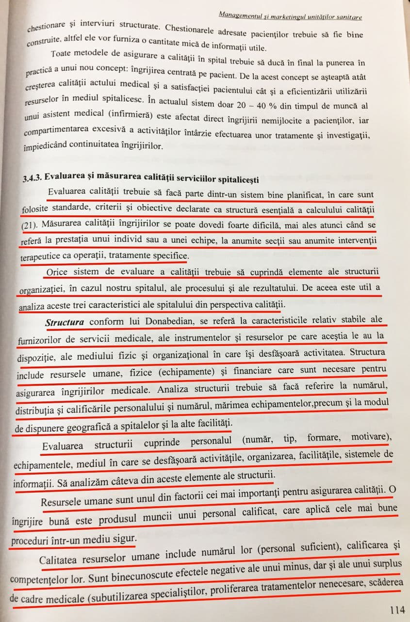 PLAGIAT. Pagina 114 a tezei lui Florian Bodog.