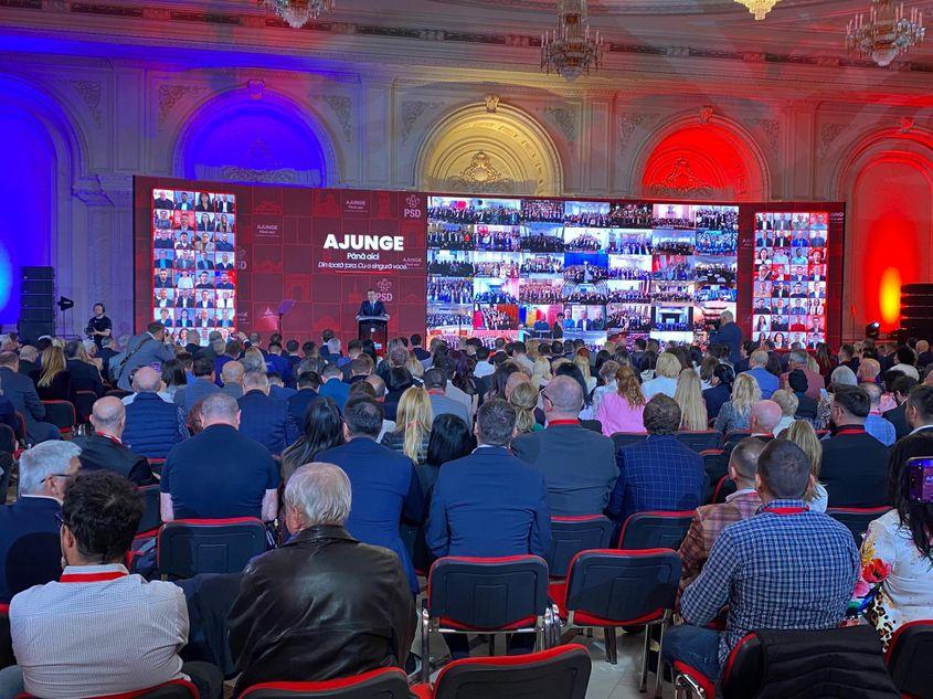 La referendumul intern organizat luni, 20 aprilie, au participat 5.000 de membri PSD Foto: Oana Moisil