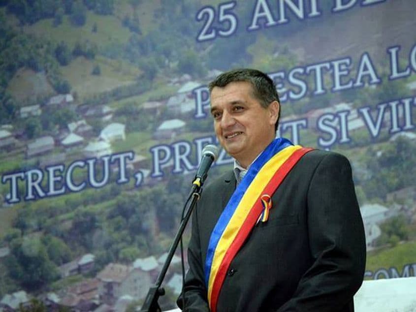 Ioan Strugari, primarul comunei Parva. Foto: Facebook