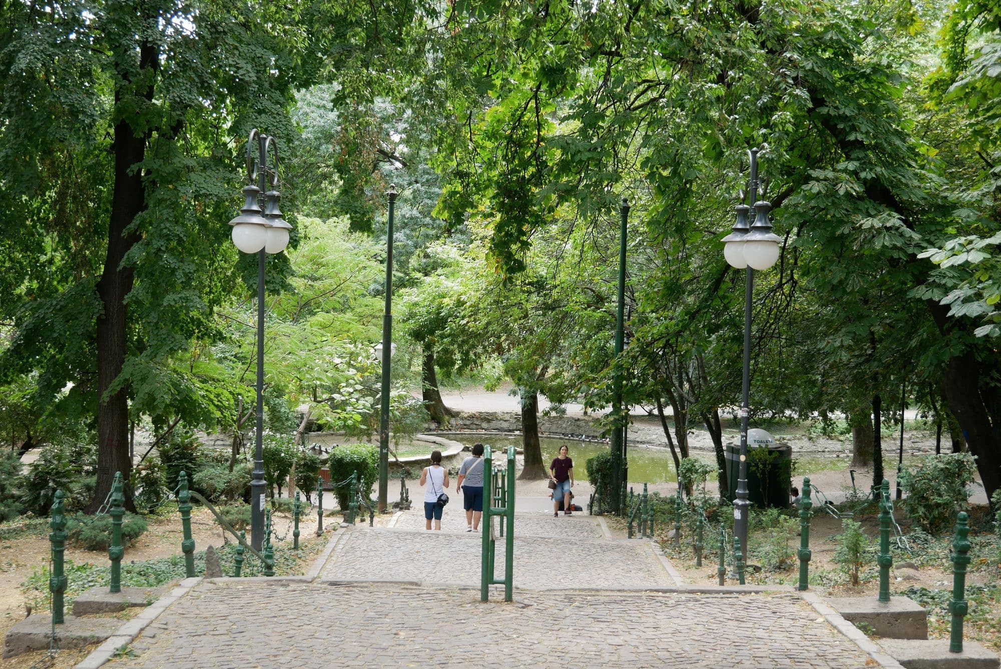 Inaugurat în 1854, Parcul Cișmigiu beneficiază de un număr mare de arbori ajunși la maturitate, ceea ce transformă zona într-un punct răcoros. Foto: Norbert Nemeș <br>