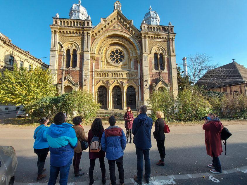 Tur ghidat prin Fabric, Timișoara, la Sinagogă. Foto: Prin Banat.