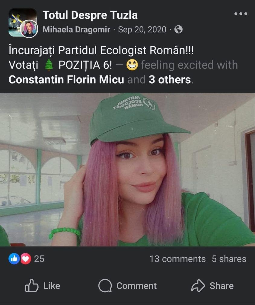 Ieri cu „ecologiștii”, azi cu Lasconi, mâine cu Georgescu și Simion. Captură de ecran via Facebook