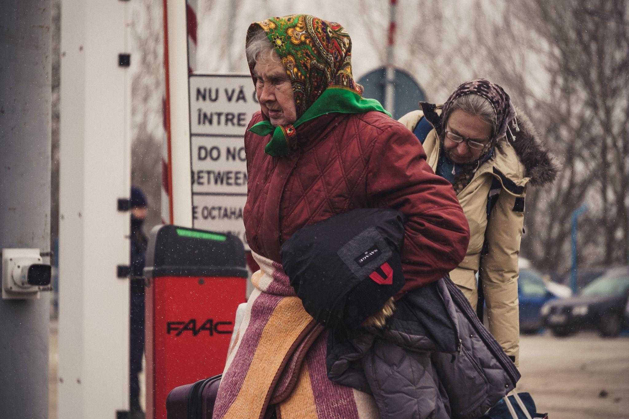 Refugiați ucraineni, Palanca, martie 2022. Foto: Ioana Epure