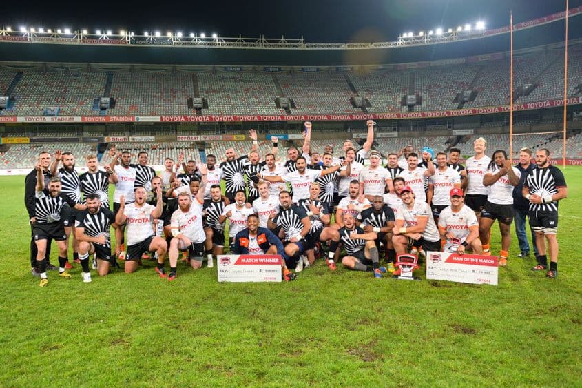 <meta charset="utf-8">CSM Știința Baia Mare și <meta charset="utf-8">Toyota Cheetahs în <meta charset="utf-8">Bloemfontein, Africa de Sud. Foto: Hannes Naude, https://www.facebook.com/CheetahsRugby/