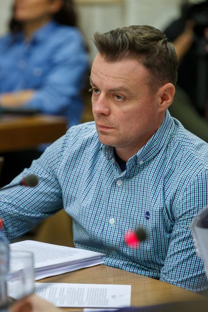 Ovidiu Vișan, președintele Comisiei pentru sănătate, muncă, protecție socială și ordine publică FOTO Primăria Cluj-Napoca