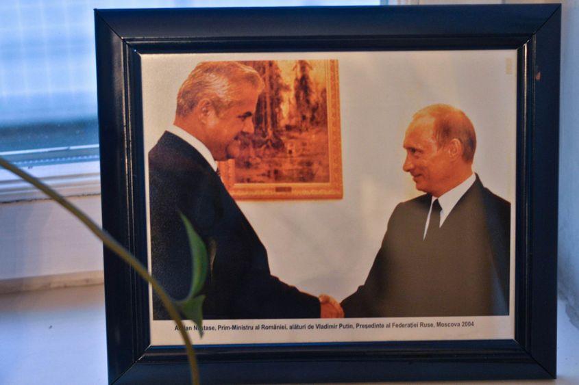 Adrian Năstase și Vladimir Putin. Foto: Arhiva personală a lui Adrian Năstase