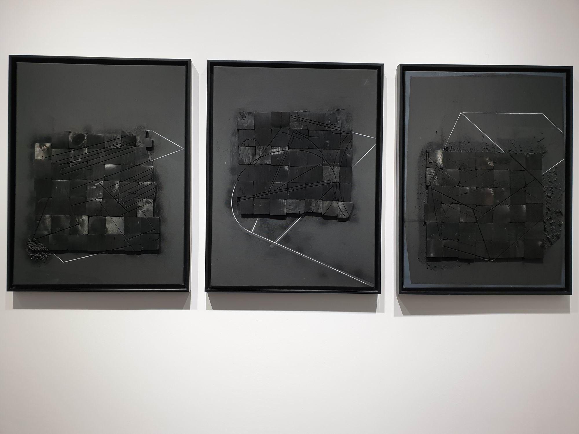 <em>Expoziția "Diptic - Clarobscur" - Petru Lucaci. Foto Lucian Muntean</em>