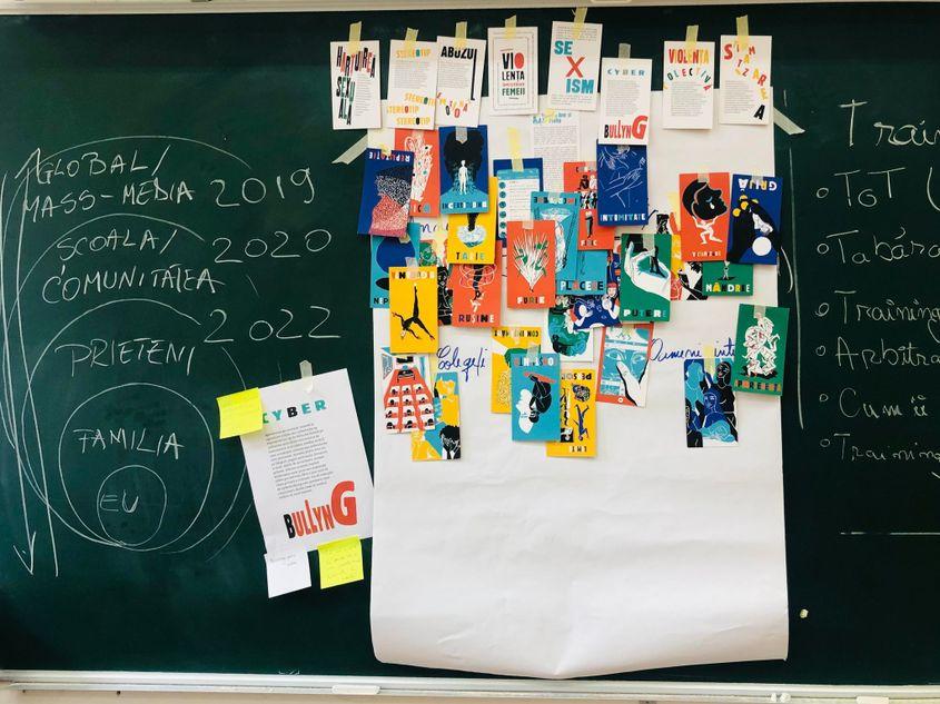 Workshop pe tema prevenirii cazurilor de violență în rândul adolescenților. Foto: Tineri pentru Tineri / Facebook