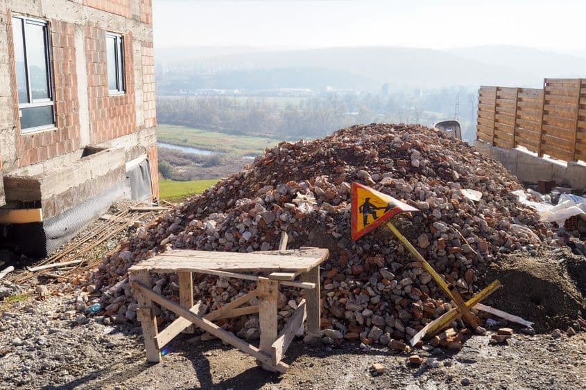 Case în construcție pe dealul Hoia din Cluj-Napoca.