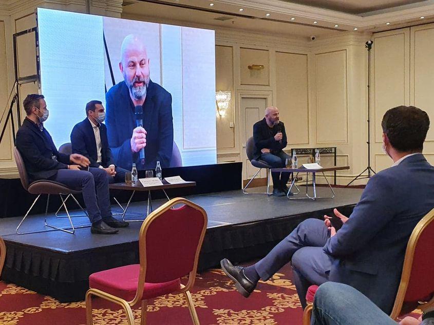 Sergiu Neguț, la conferința de presă în care a anunțat finanțarea de 60 de milioane de dolari, cea mai mare din Europa Centrală din primul trimestru al lui 2021