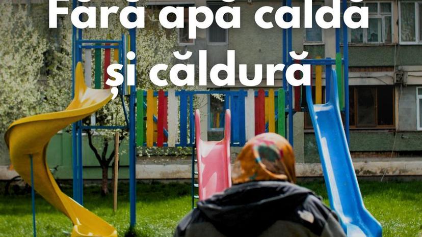 În cea mai geroasă iarnă din ultimii cinci ani, mii de locuitori din Motru au rămas fără apă caldă și căldură, trebuind să se descurce fiecare după cum a putut. Foto: PressOne/Ioachim Bojan