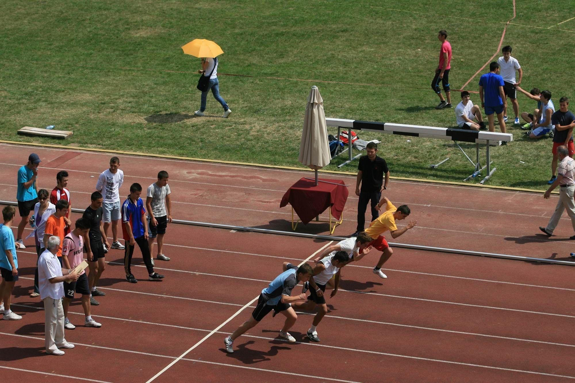 Tinerele speranțe ale atletismului românesc. Foto Lucian Muntean