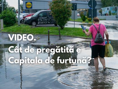 VIDEO. Cât de pregătit e Bucureștiul de furtună?
