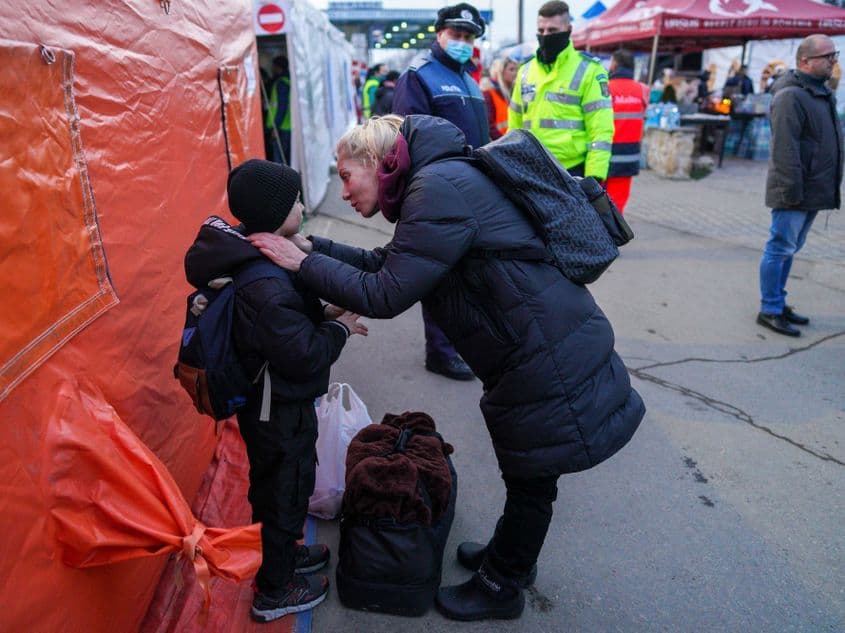 8 din 10 refugiați sunt femei și copiii. Foto: Raul Ștef