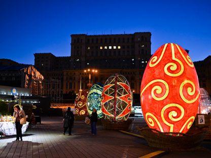 Târgul de Paști, bâlciul din fața Parlamentului