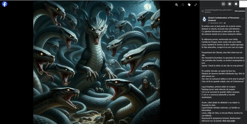 Cum vede Dragoș Doicu toată situația. Captură de ecran via Facebook