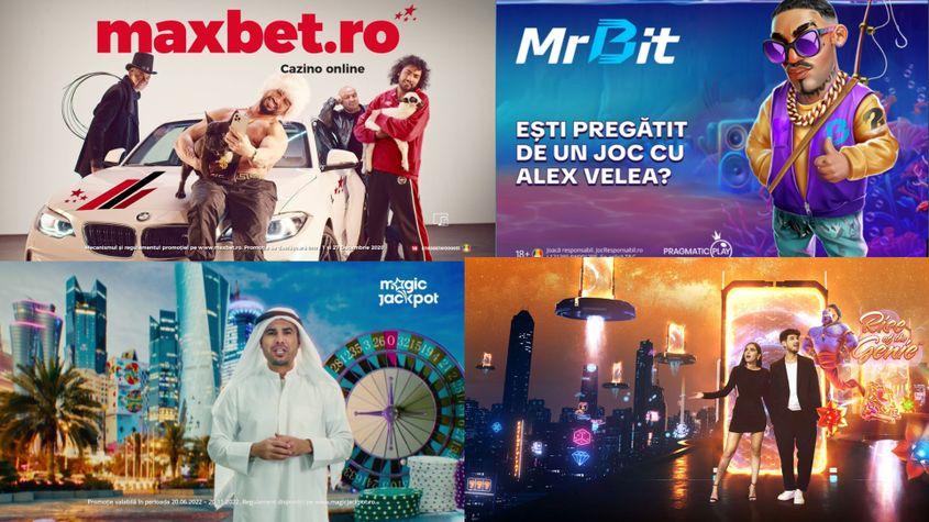 Mai mulți influenceri au devenit imaginea unor companii de gambling Foto: Colaj Marius Ivașcu