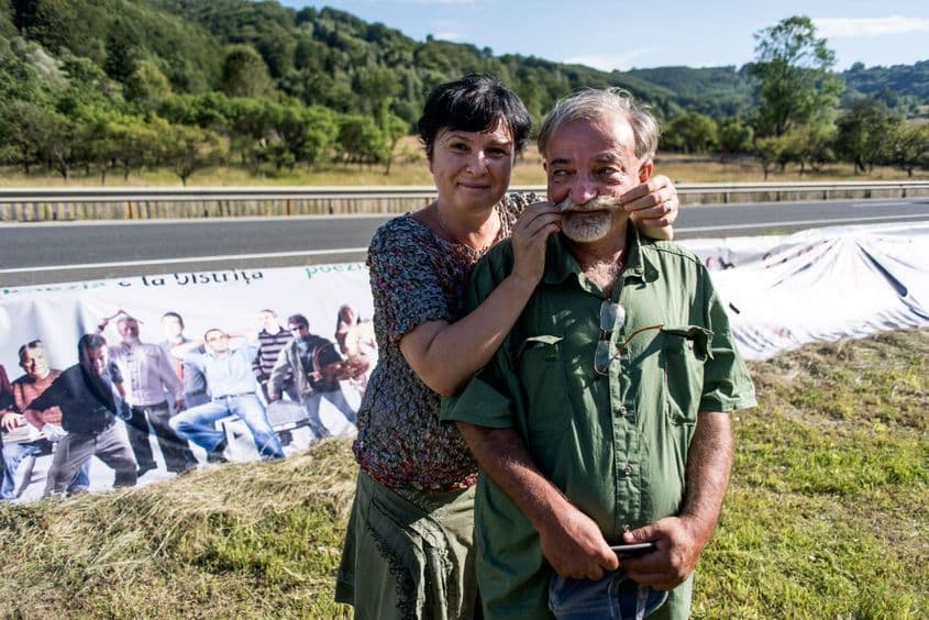 Ruxandra Cesereanu alături de Ionel Ciupureanu.