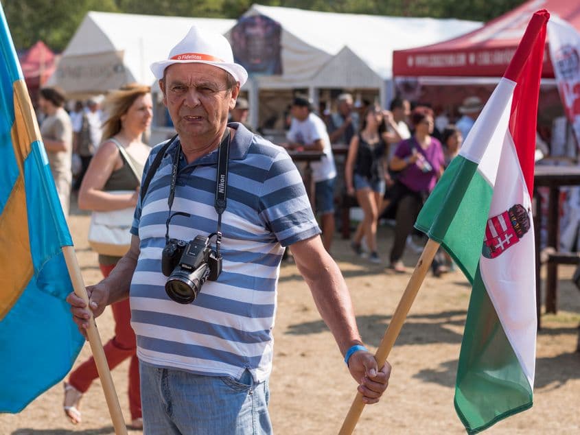 Un participant de la Tusványos 2017. Foto şi video: Raul Ştef